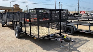 X-ON 12'x77" Landscape Trailer w/ 2' Sides & 4' Gate (L1)