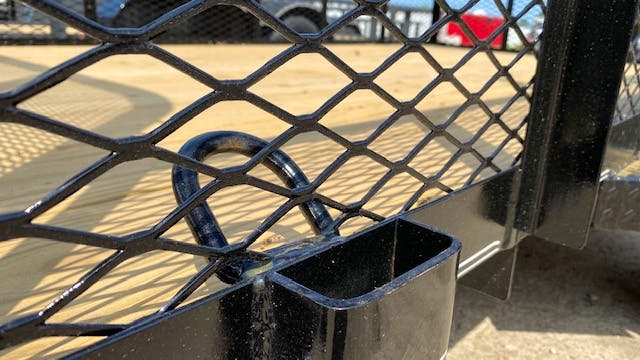 X-ON 12'x77" Landscape Trailer w/ 2' Sides & 4' Gate (L1) - Image 5