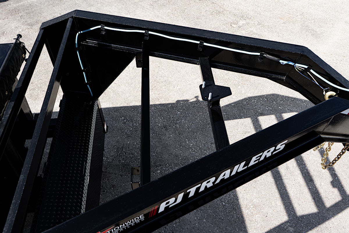 PJ Trailers 14'x83" GN Telescopic Dump Trailer w/ 3' Sides (DT) - Image 8