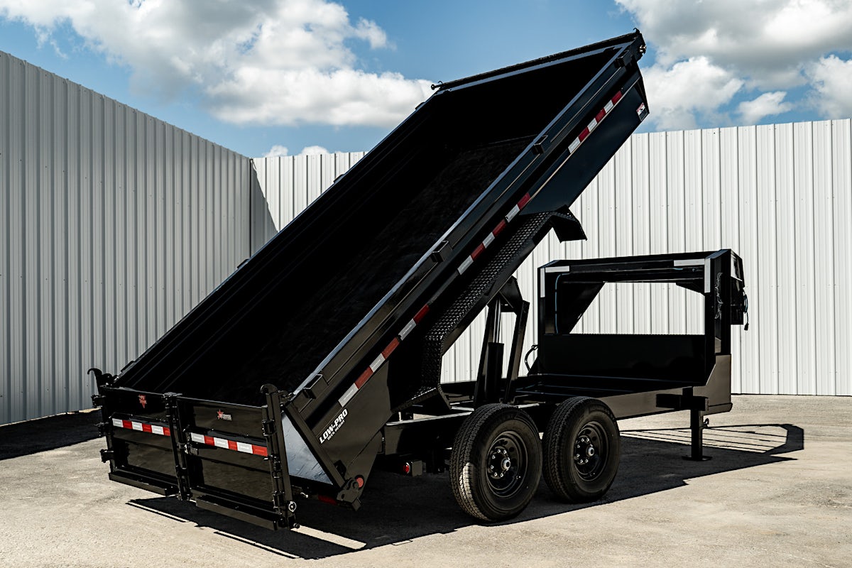 PJ Trailers 14'x83" GN Low Pro Dump Trailer w/ 2' Sides (DL) - Image 25