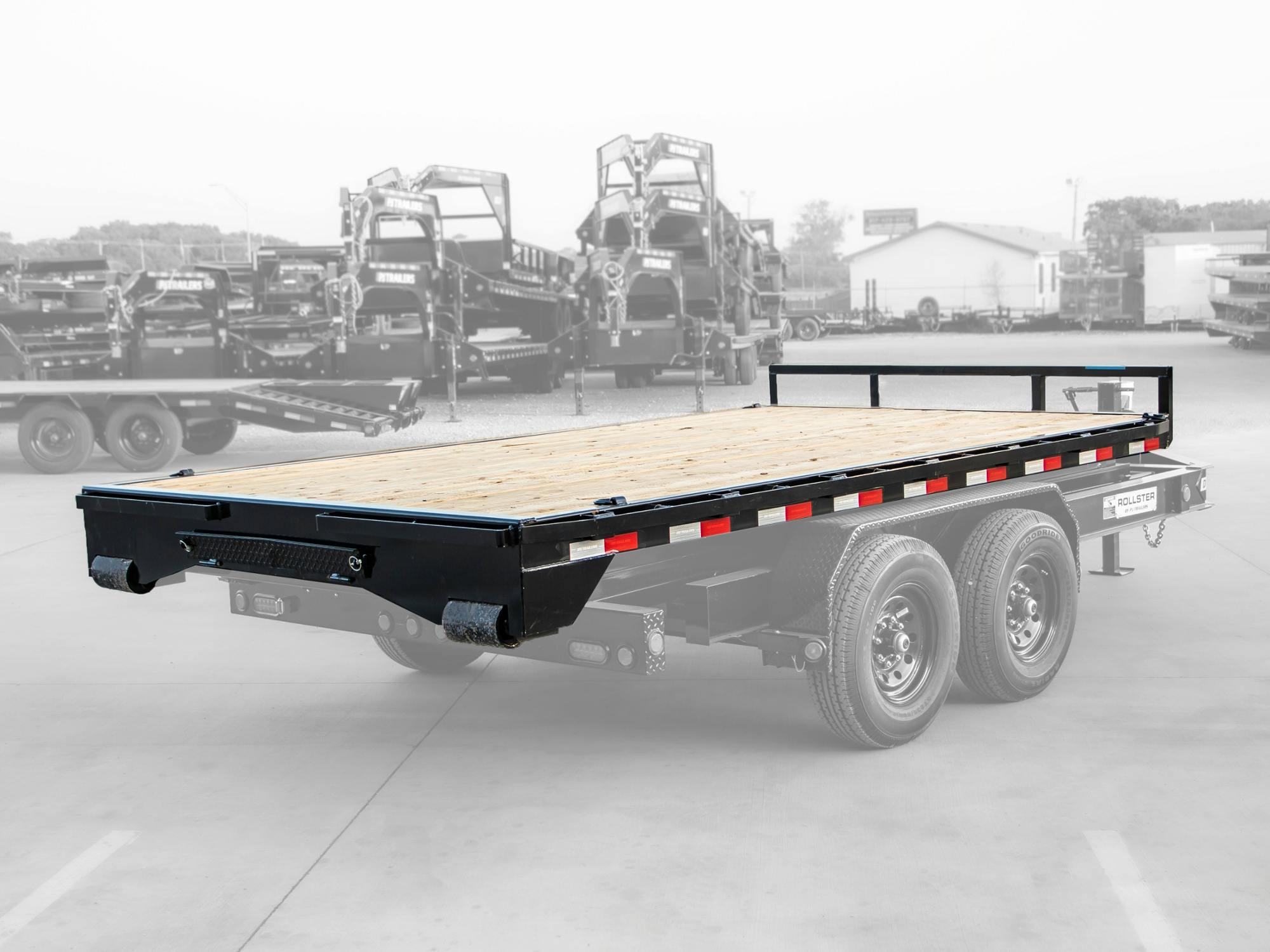 PJ Trailers 14'x96" Rollster Roll-off Deck (RD) - Image 4