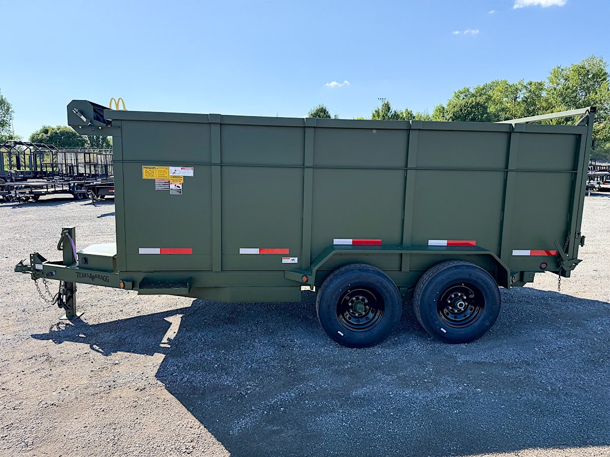 Texas Bragg 14'x83" Medium Duty Dump Trailer w/ 4ft Sides - Image 5