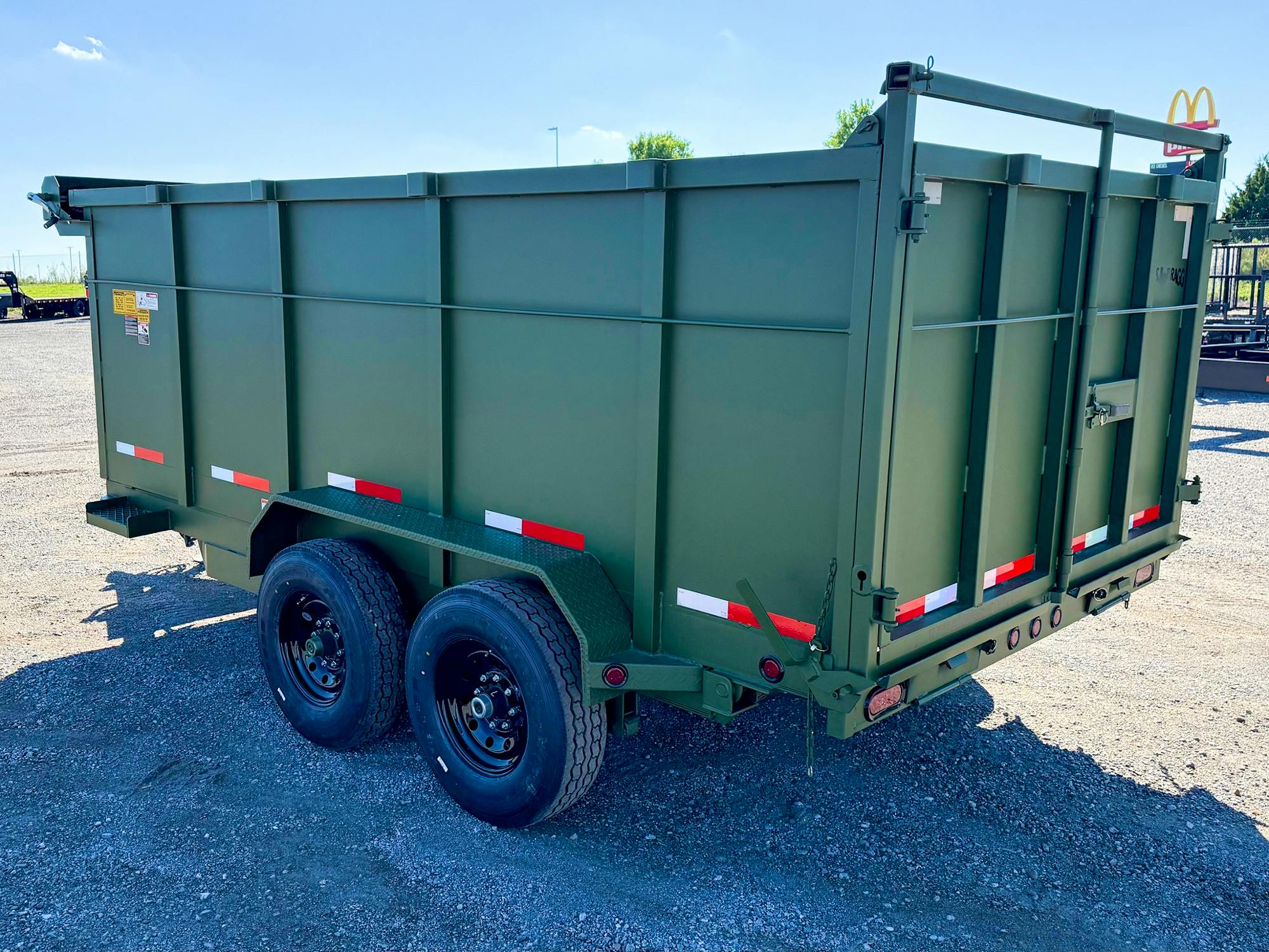 Texas Bragg 14'x83" Medium Duty Dump Trailer w/ 4ft Sides
