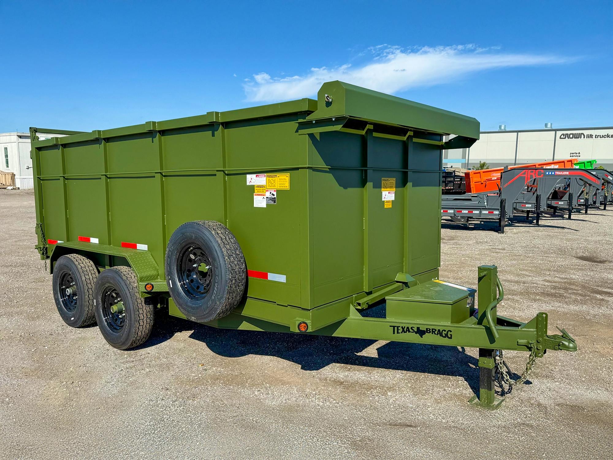 Texas Bragg 14'x83" Medium Duty Dump Trailer w/ 4ft Sides