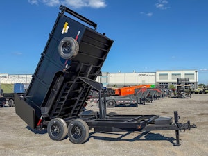Texas Bragg 14'x83" Medium Duty Dump Trailer w/ 4ft Sides