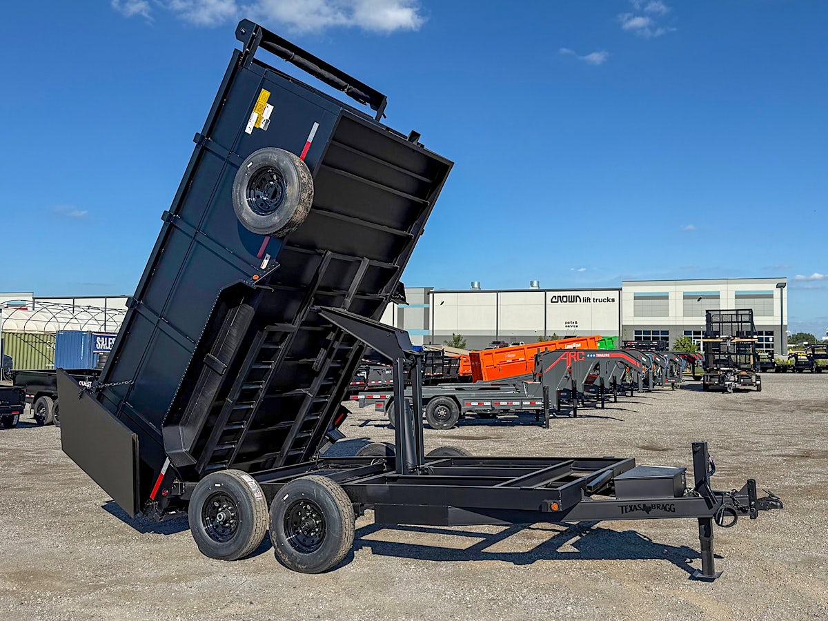 Texas Bragg 14'x83" Medium Duty Dump Trailer w/ 4ft Sides - Image 1