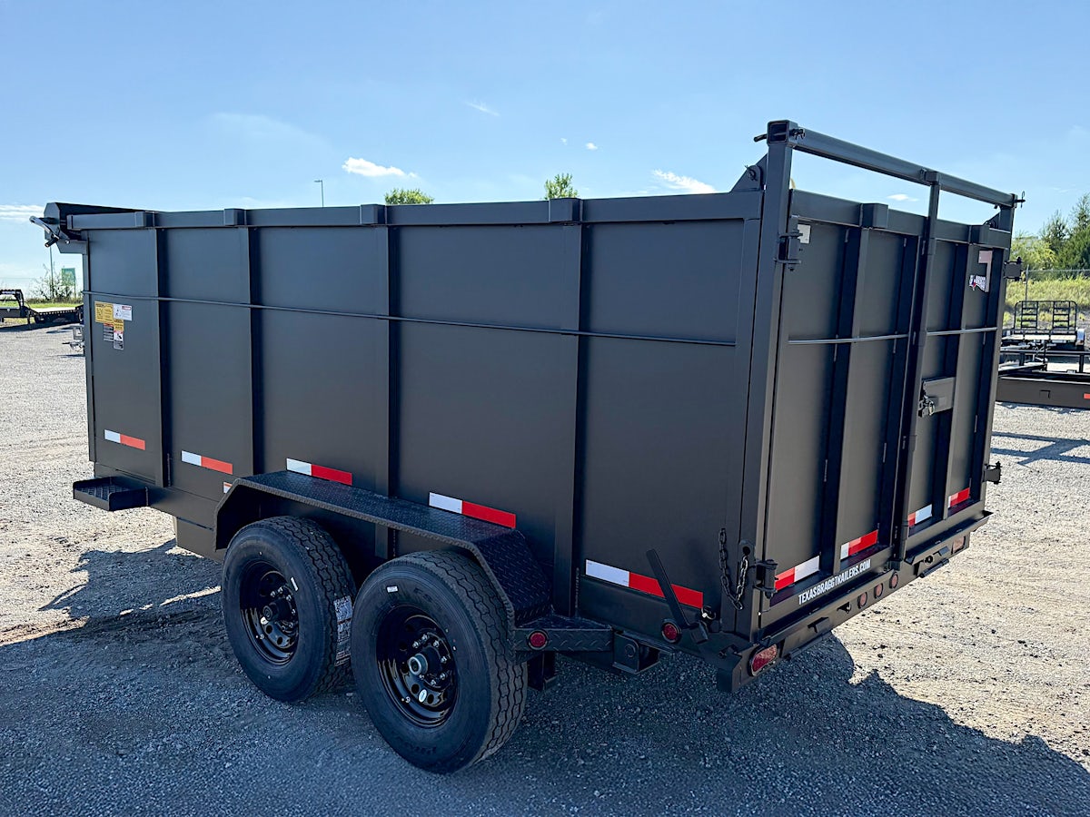 Texas Bragg 14'x83" Medium Duty Dump Trailer w/ 4ft Sides - Image 5