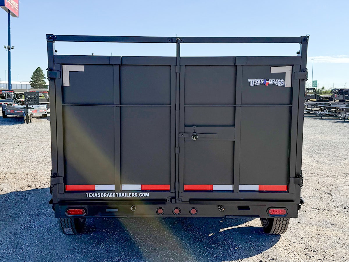 Texas Bragg 14'x83" Medium Duty Dump Trailer w/ 4ft Sides - Image 6
