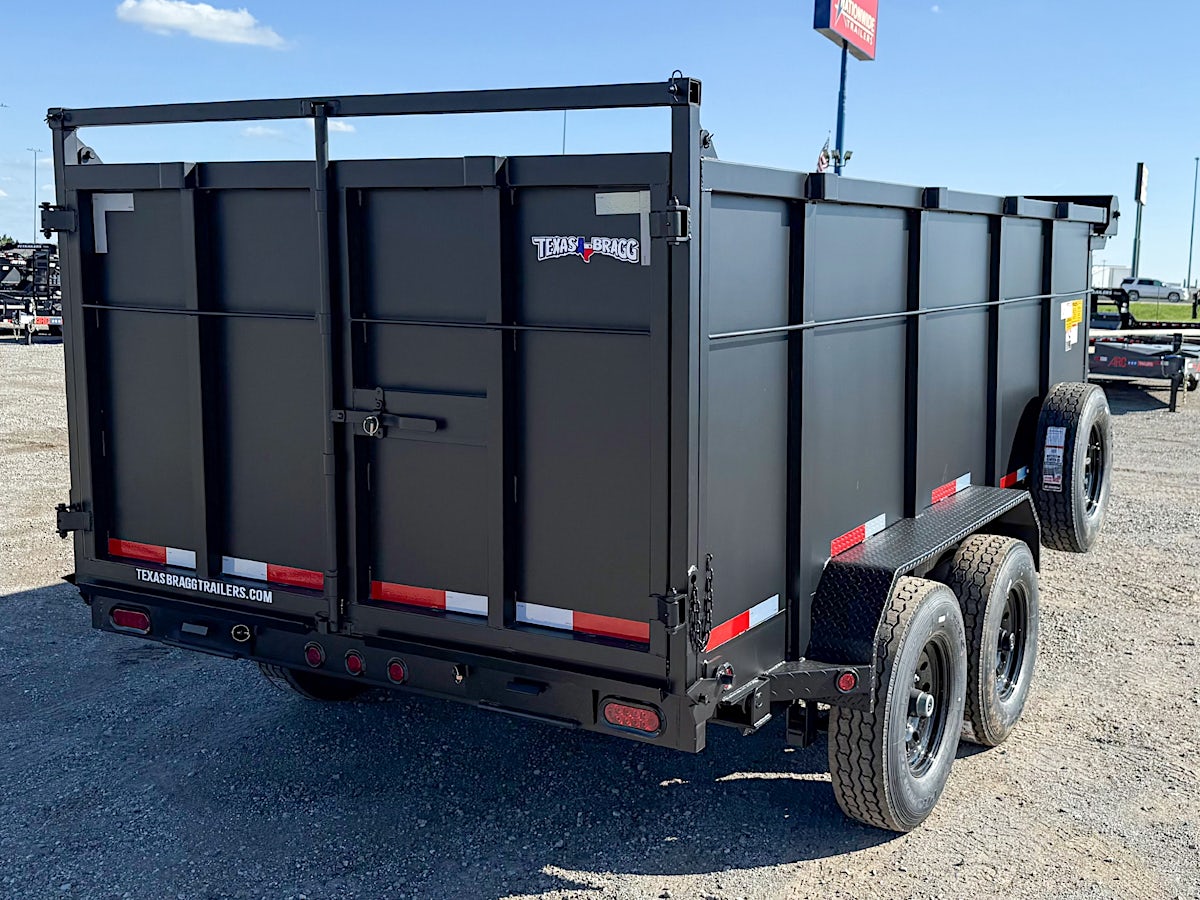 Texas Bragg 14'x83" Medium Duty Dump Trailer w/ 4ft Sides - Image 7