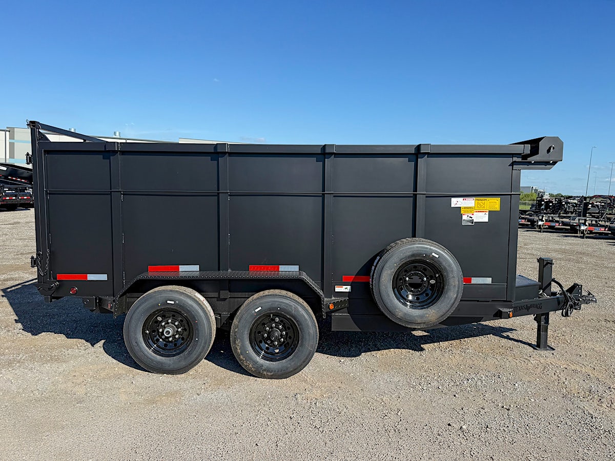 Texas Bragg 14'x83" Medium Duty Dump Trailer w/ 4ft Sides - Image 8