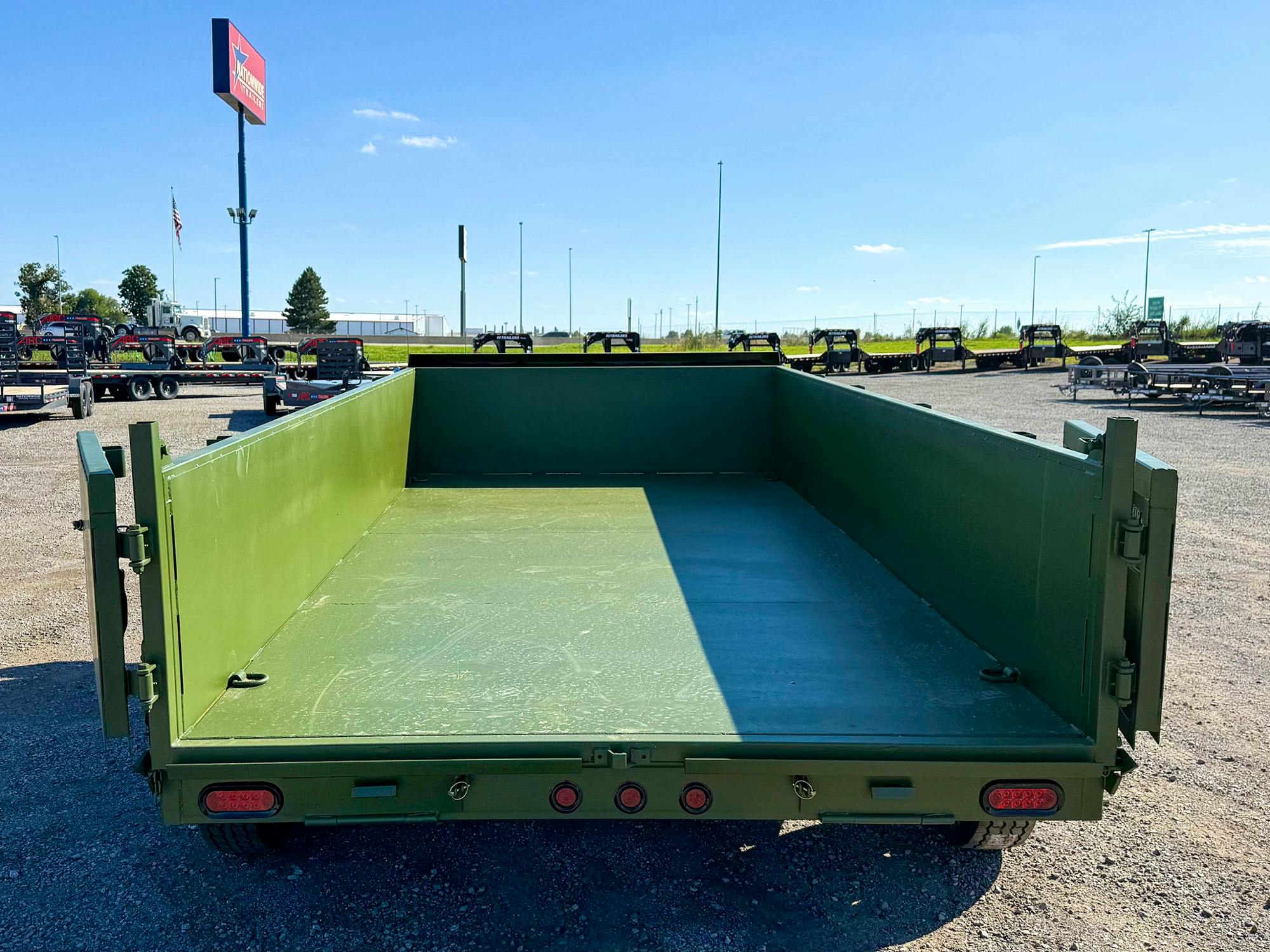 Texas Bragg 14'x83" Medium Duty Dump Trailer w/ 2ft Sides - Image 11