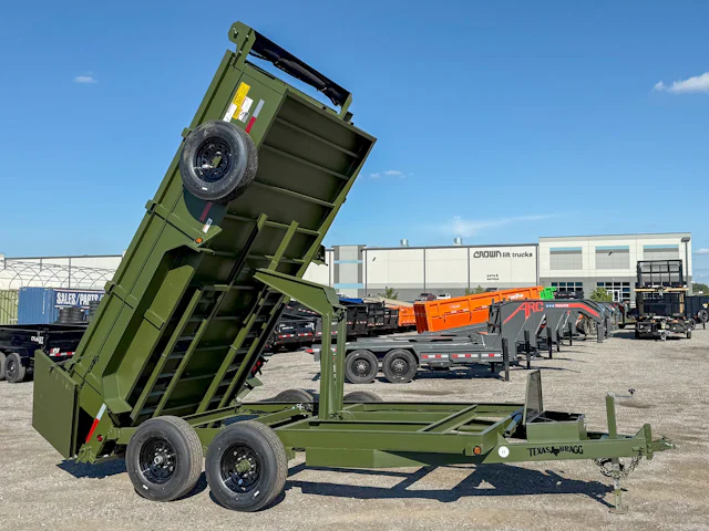 Texas Bragg 14'x83" Medium Duty Dump Trailer w/ 2ft Sides