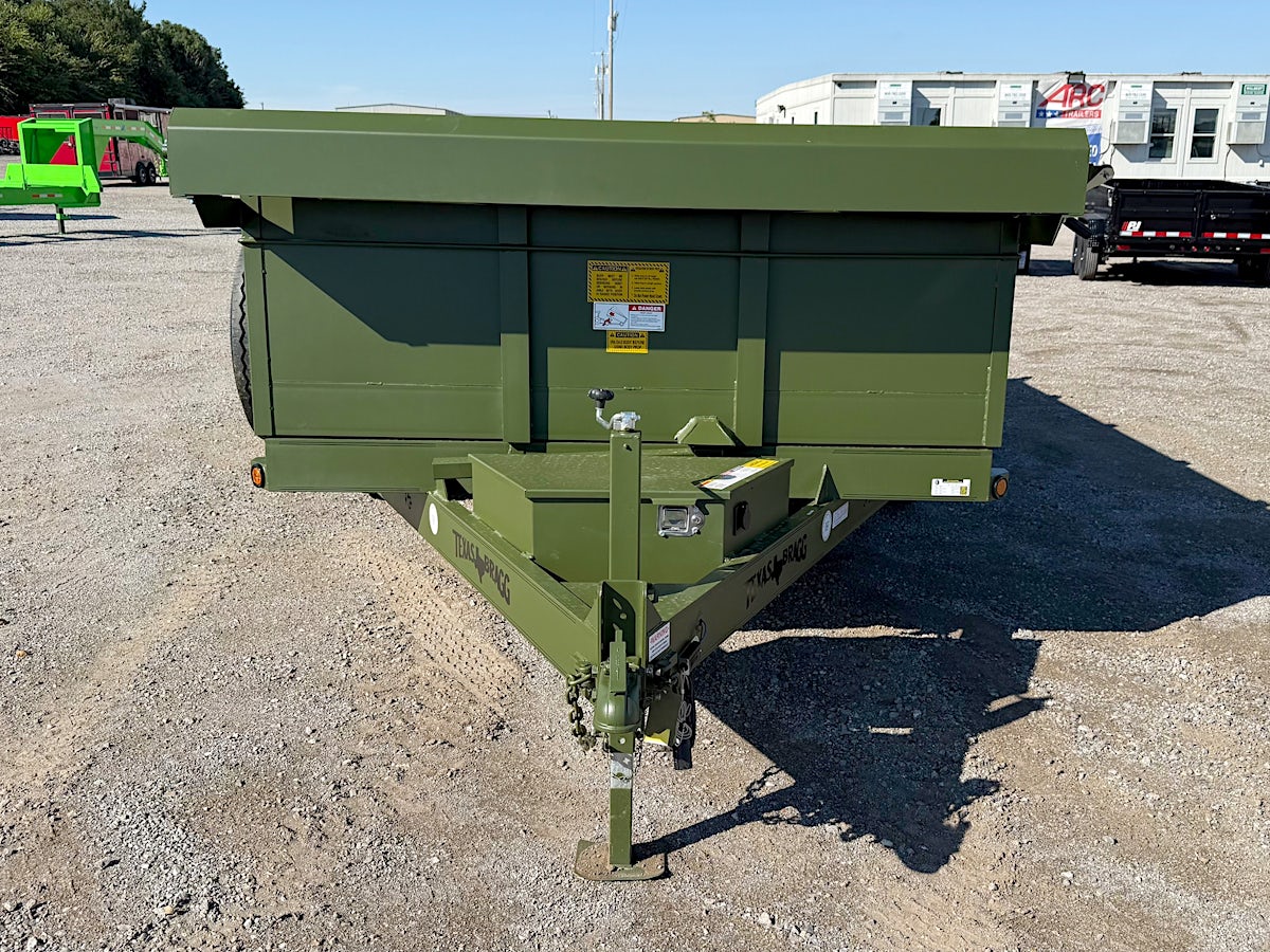 Texas Bragg 14'x83" Medium Duty Dump Trailer w/ 2ft Sides - Image 3