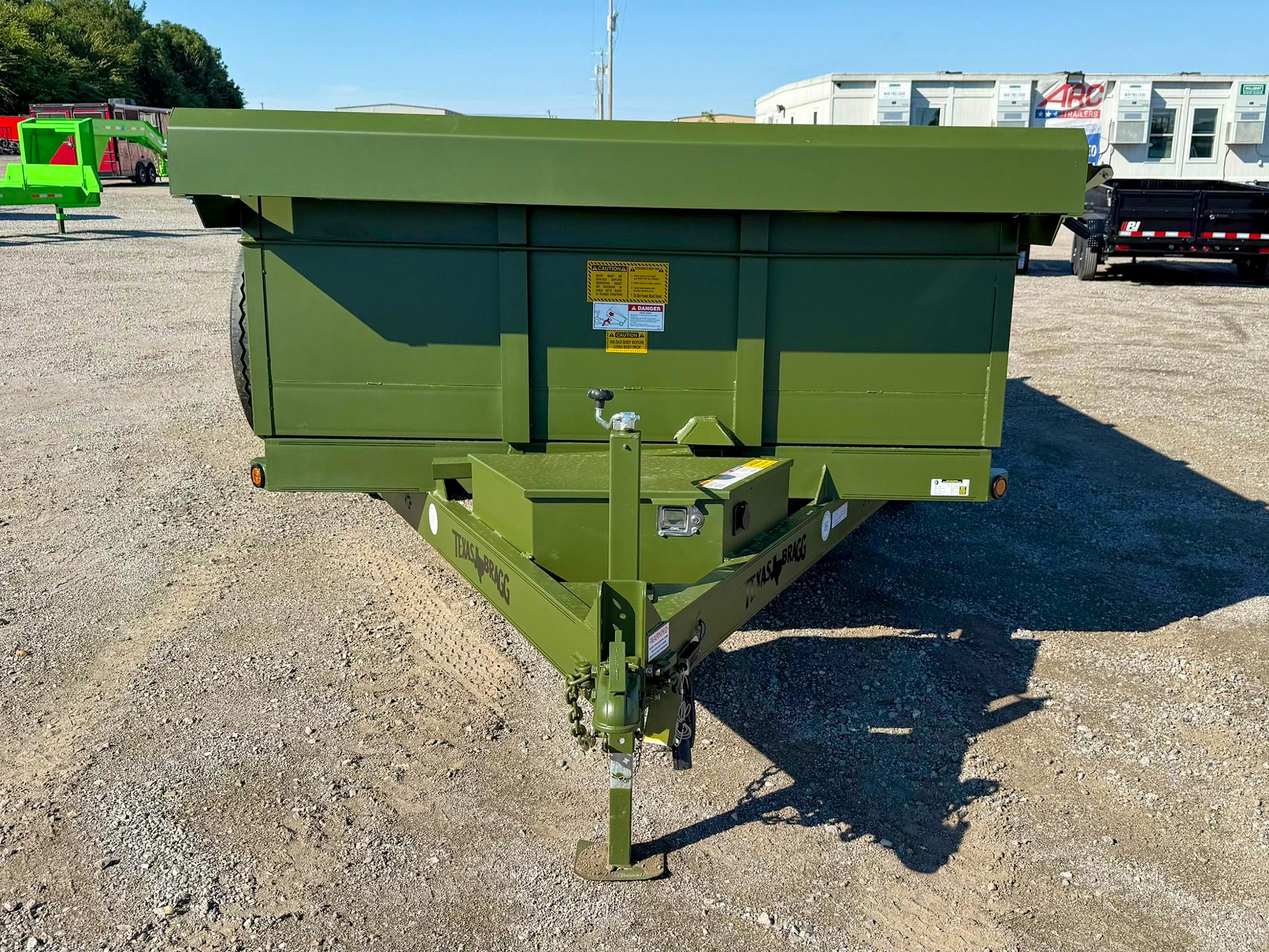 Texas Bragg 14'x83" Medium Duty Dump Trailer w/ 2ft Sides