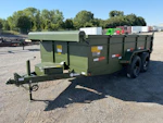 Texas Bragg 14'x83" Medium Duty Dump Trailer w/ 2ft Sides Stock #86028 - Thumbnail 5