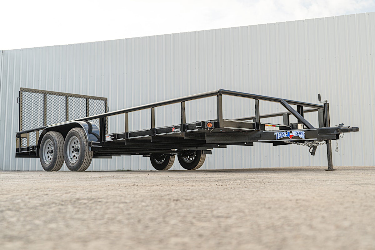 Texas Bragg 18'x83" Utility Trailer w/ 4' Gate (U2) - Image 4