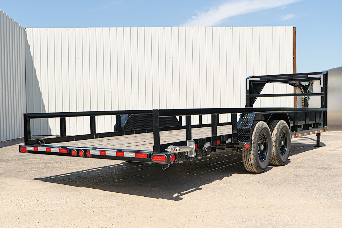 PJ Trailers 24'x83" Gooseneck Angle Pipetop Equipment Trailer (P8) - Image 17