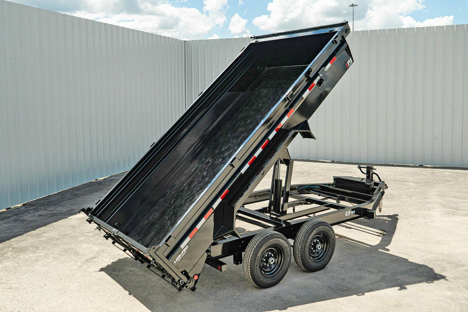 PJ Trailers 14'x83" Low Pro Dump Trailer w/ 2' Sides (DL) - Image 20