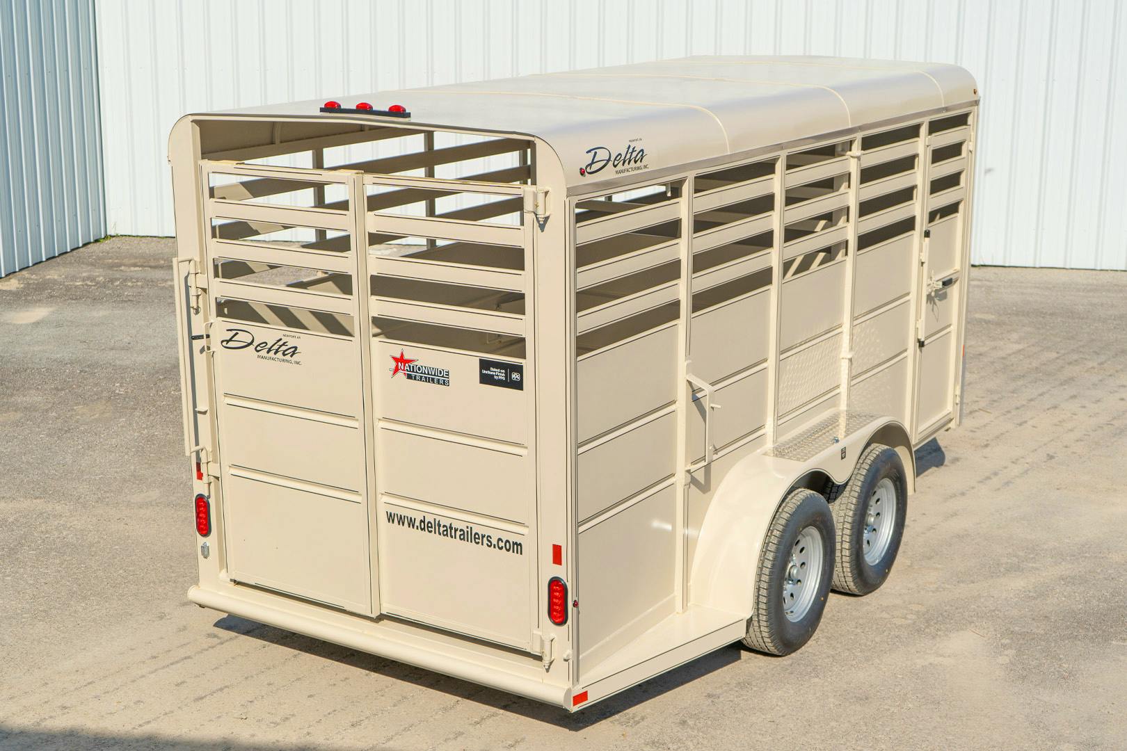 Delta 16' Livestock Trailer w/ Tandem Axle (RL) - Stock #86084 - Image 12 of 19