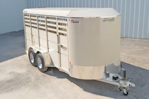 Delta 16' Livestock Trailer w/ Tandem Axle (RL)