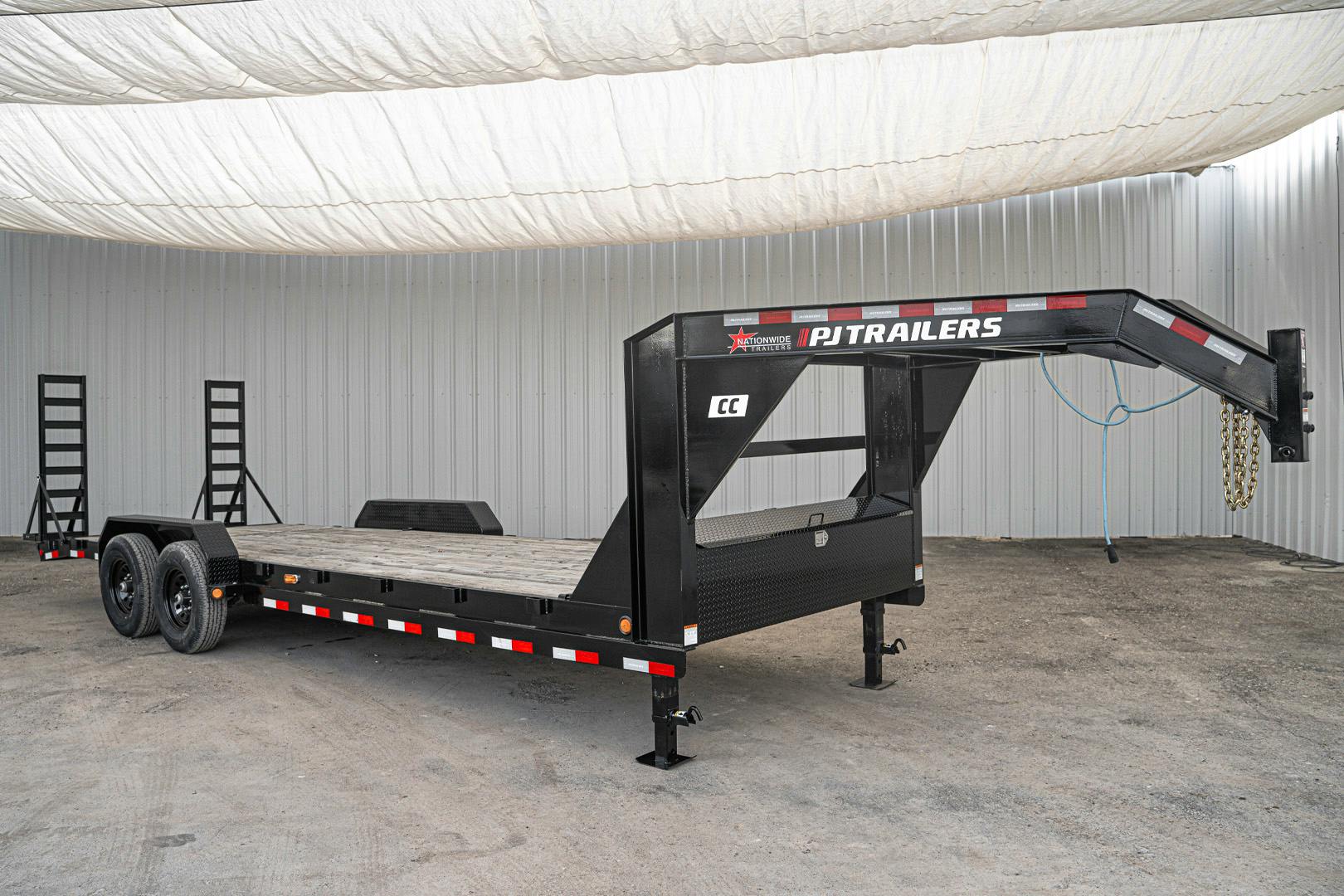 PJ Trailers 24'x83" Gooseneck 6" Channel Equipment Trailer (CC) - Image 2