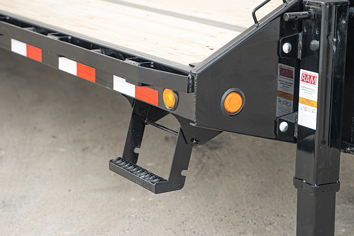 PJ Trailers 40'x102" Gooseneck Low Pro Flatbed Trailer w/ Duals (LD) - Image 7