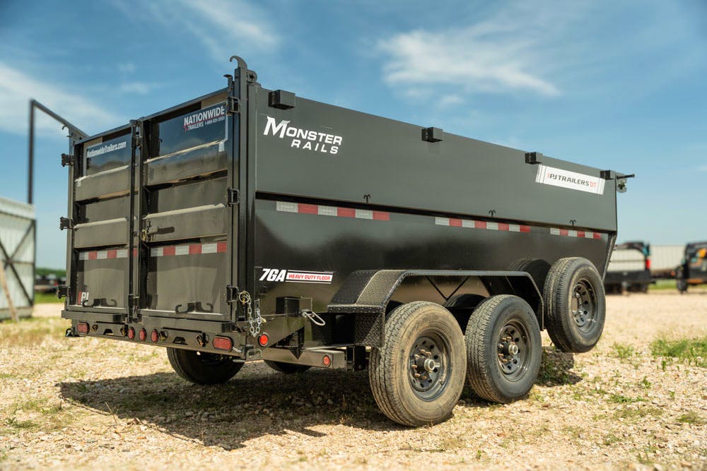 PJ Trailers 14'x83" Telescopic Dump Trailer w/ 4' Sides (DT) - Image 11