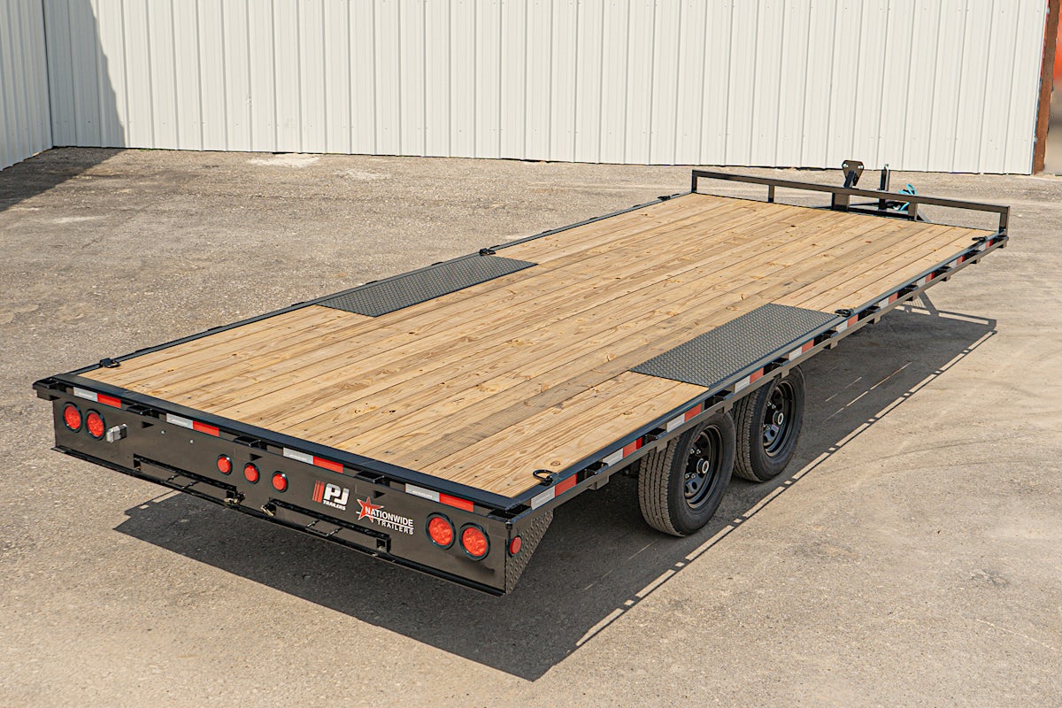 PJ Trailers 20'x101" Med. Duty 6" Channel Deckover Flatbed Trailer (L6) - Image 13