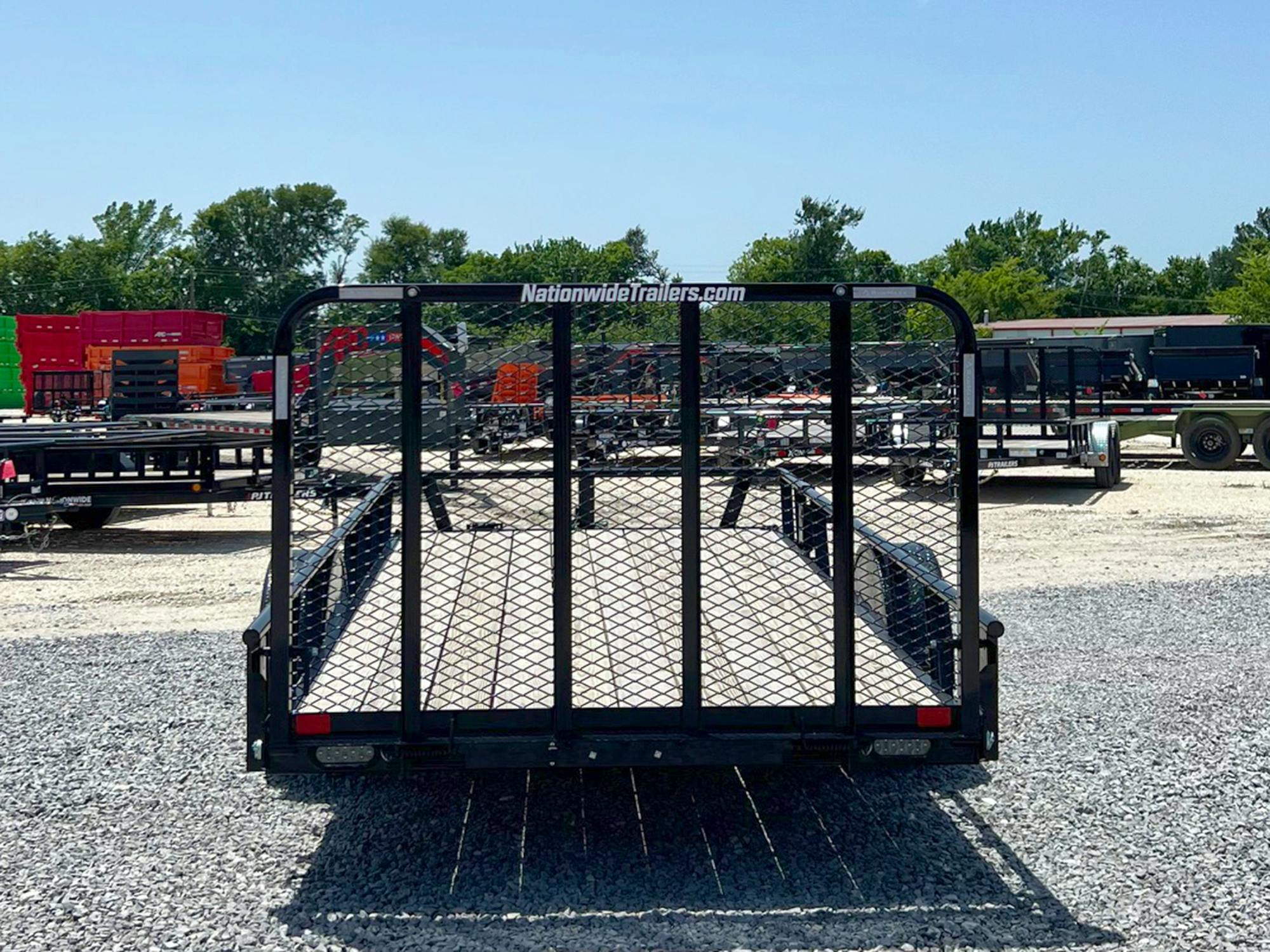 RawMaxx 14'x77" Pipetop Utility Trailer w/4' Gate (UTX) - Stock #86119 - Image 4 of 5