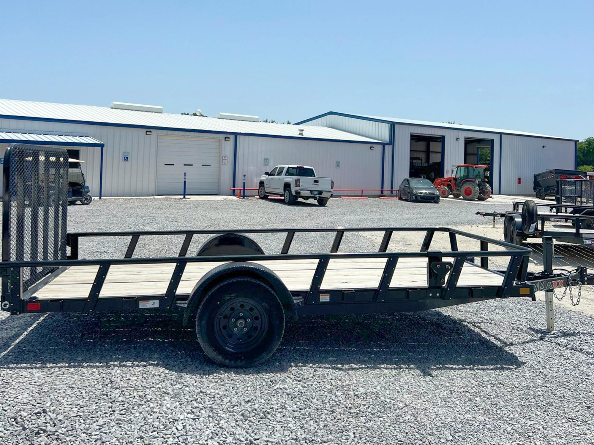 RawMaxx 14'x77" Pipetop Utility Trailer w/4' Gate (UTX) - Stock #86119 - Image 5 of 5