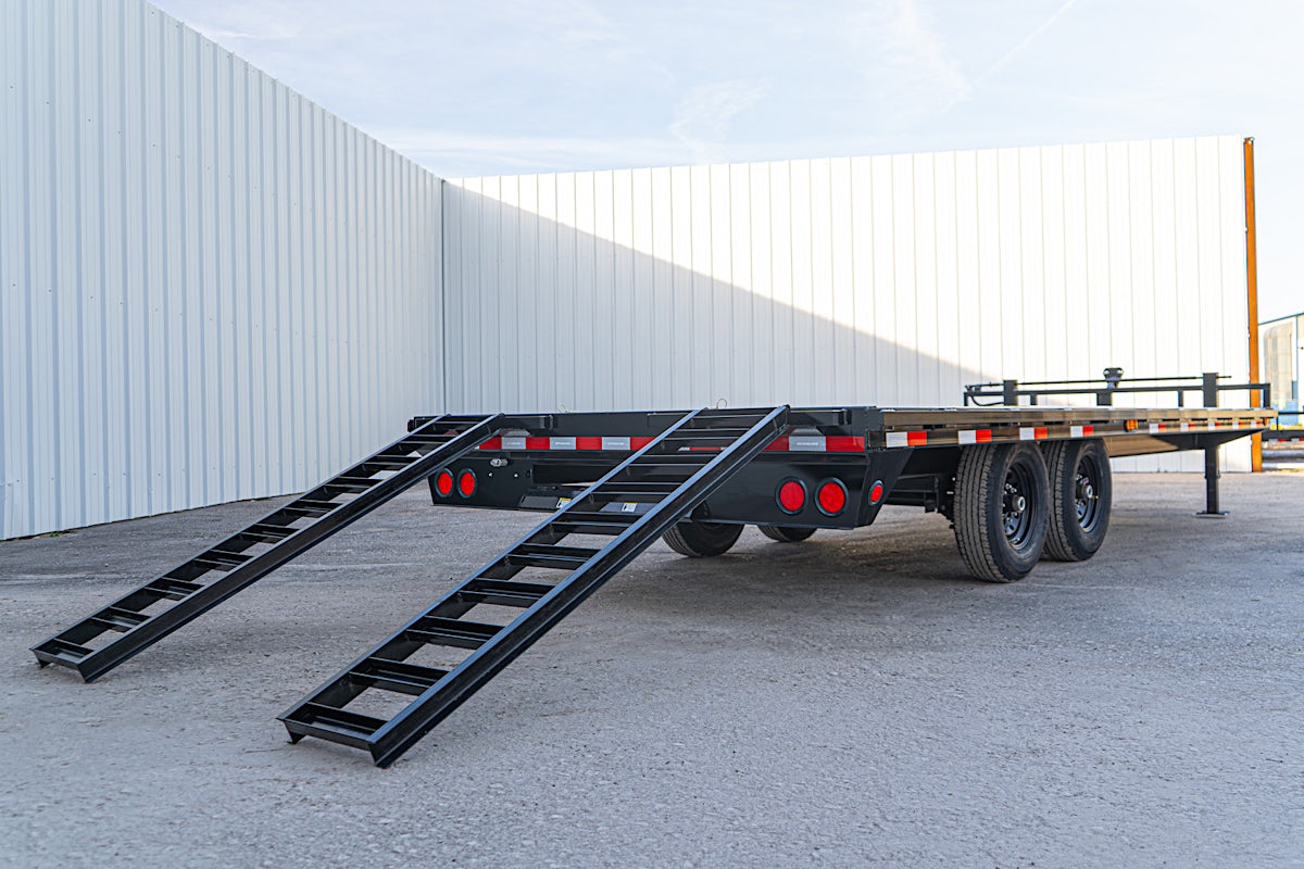PJ Trailers 20'x102" 8" I-Beam Deckover Flatbed Trailer (F8) - Image 15