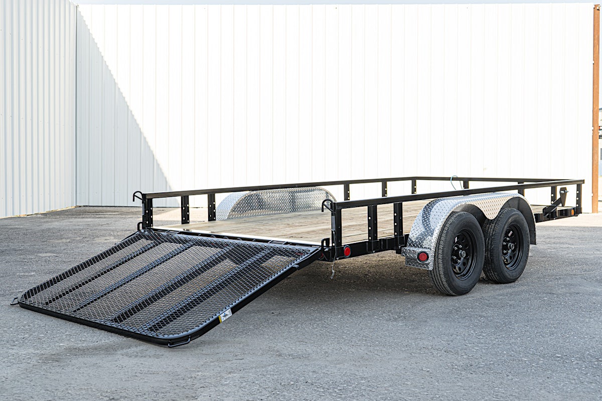 PJ Trailers 14'x83" Tandem Axle 4" Channel Utility Trailer (UL) - Image 17