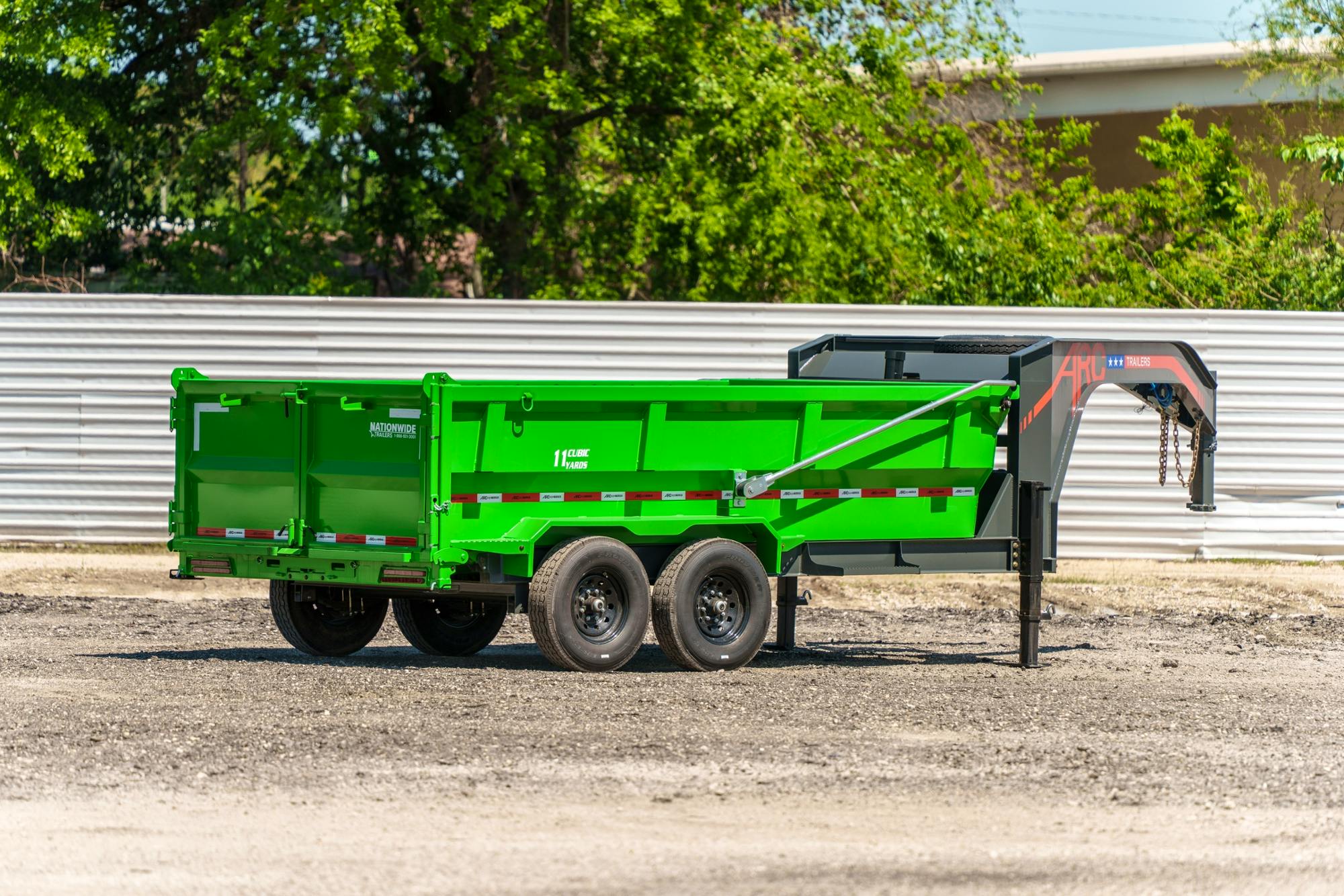 ARC Trailers 14'x83" Gooseneck Telescopic Dump Trailer w/ 3' Sides (GDT) - Stock #86142 - Image 3 of 4