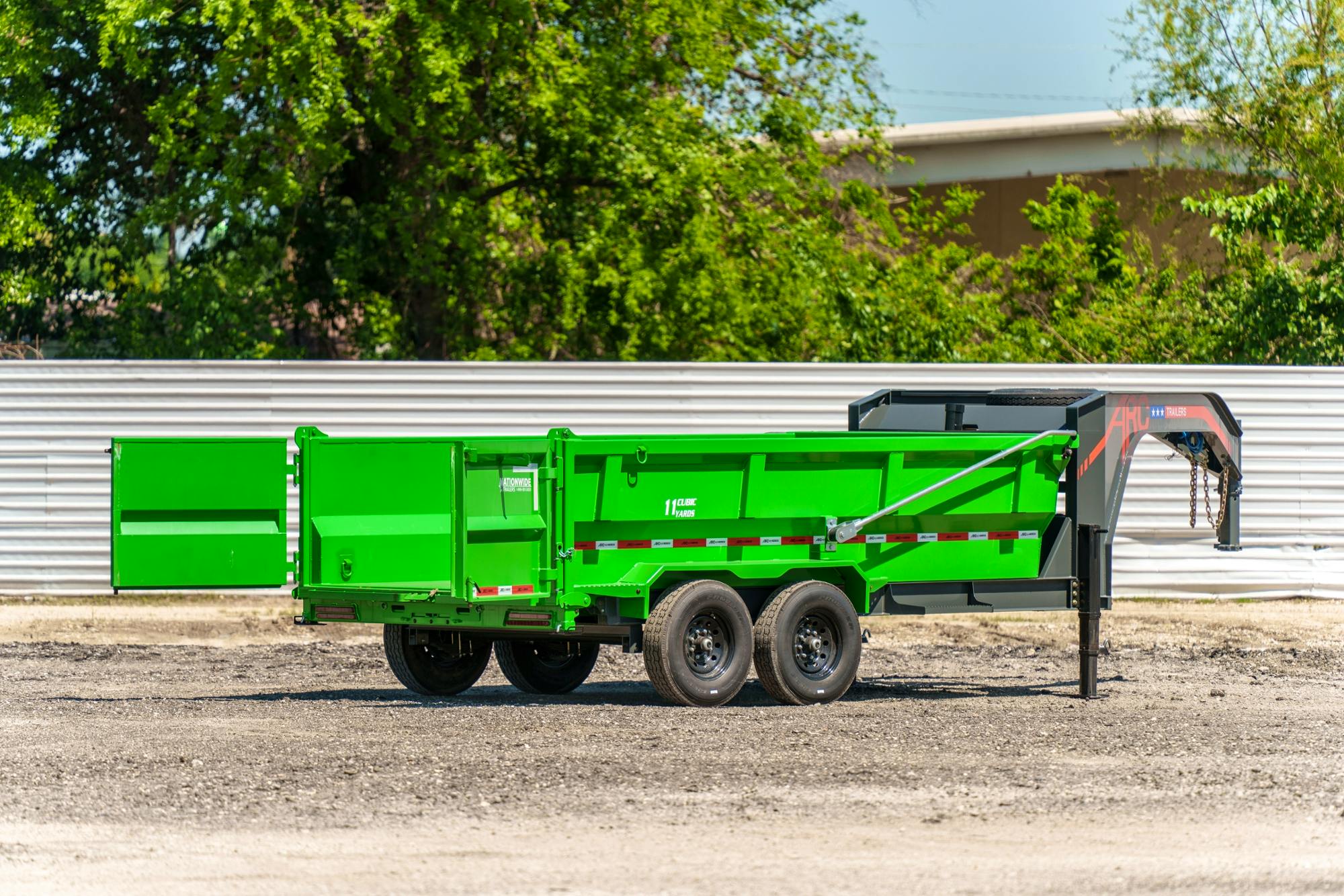 ARC Trailers 14'x83" Gooseneck Telescopic Dump Trailer w/ 3' Sides (GDT) - Stock #86142 - Image 2 of 4