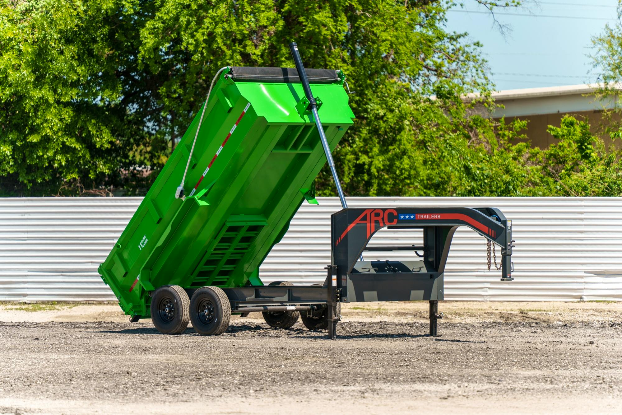 ARC Trailers 14'x83" Gooseneck Telescopic Dump Trailer w/ 3' Sides (GDT) - Stock #86142 - Image 4 of 4