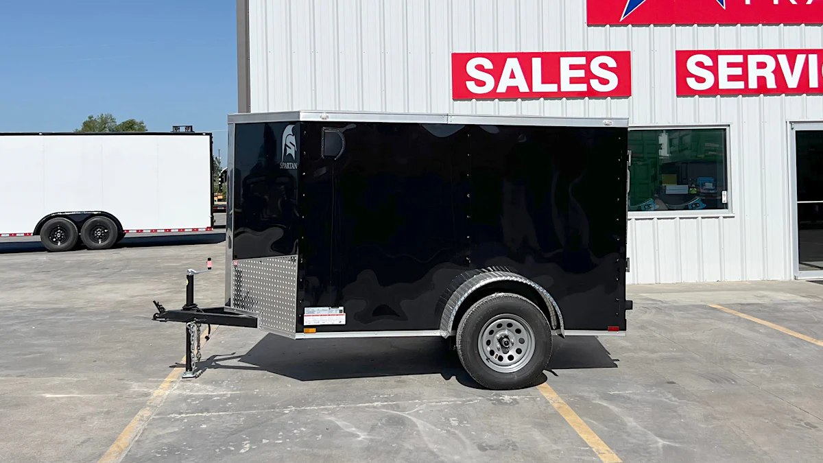 Spartan 5'x8' Enclosed Cargo w/Single Axle (E6) - Stock #86166 - Image 7 of 7 Spartan 5'x8' Enclosed Cargo w/Single Axle (E6) - Stock #86166 - Image 7 of 7