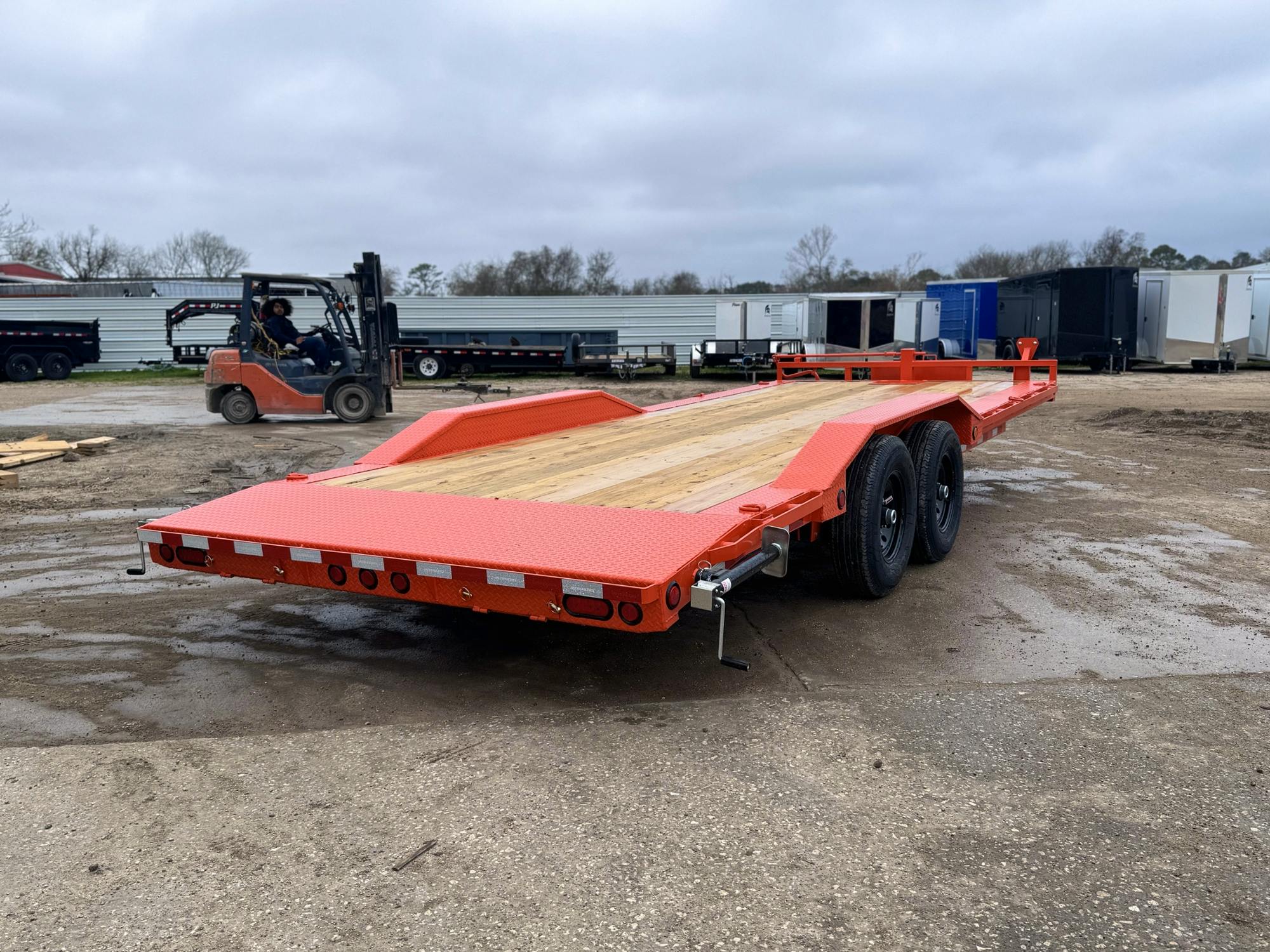 PJ Trailers 22'x102" 6" Channel Super-Wide Equipment Trailer (B6) - Image 6