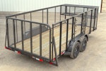 X-ON 16'x83" Landscape Trailer w/ 4' Sides & 4' Gate (L2) Stock #86186 - Thumbnail 13