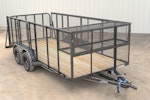 X-ON 16'x83" Landscape Trailer w/ 4' Sides & 4' Gate (L2) Stock #86186 - Thumbnail 1