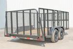 X-ON 14'x83" Landscape Trailer w/ 4' Sides & 4' Gate (L2) Stock #86187 - Thumbnail 5