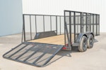 X-ON 14'x83" Landscape Trailer w/ 4' Sides & 4' Gate (L2) Stock #86187 - Thumbnail 14