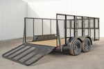 X-ON 14'x83" Landscape Trailer w/ 4' Sides & 4' Gate (L2) Stock #86188 - Thumbnail 15