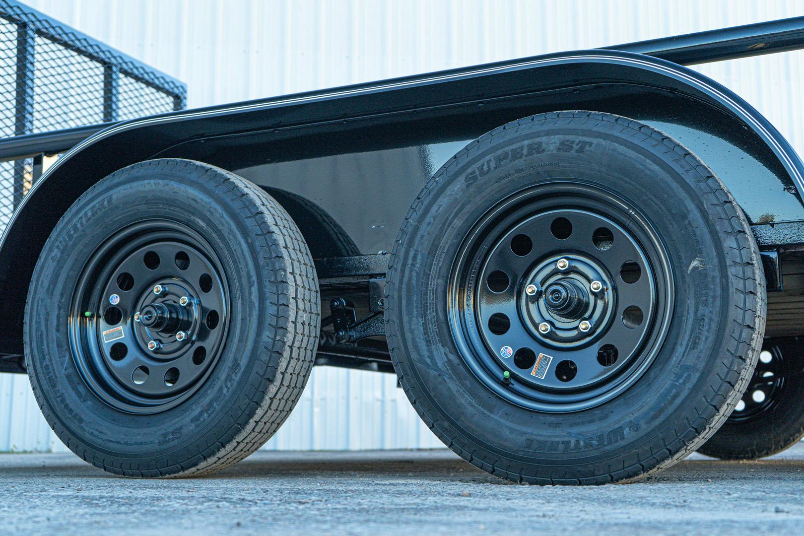 Texas Bragg 16'x83" Utility Trailer w/ 4' Gate (U2) - Image 11