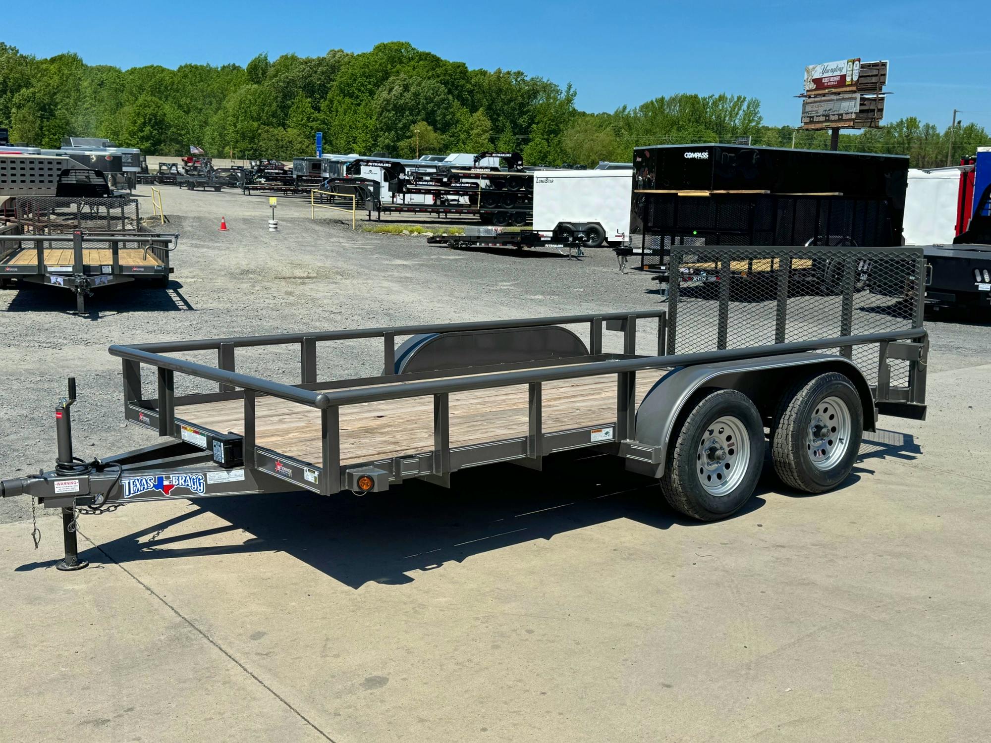 Texas Bragg 16'x83" Utility Trailer w/ 2' Dovetail & 3' Gate (U2) - Image 1