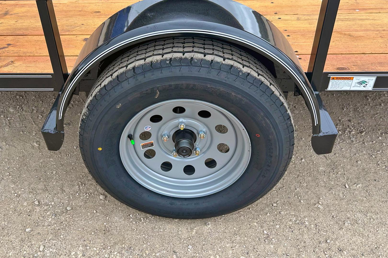 Texas Bragg 12'x77" Utility Trailer w/ 4' Gate (U2) - Image 5