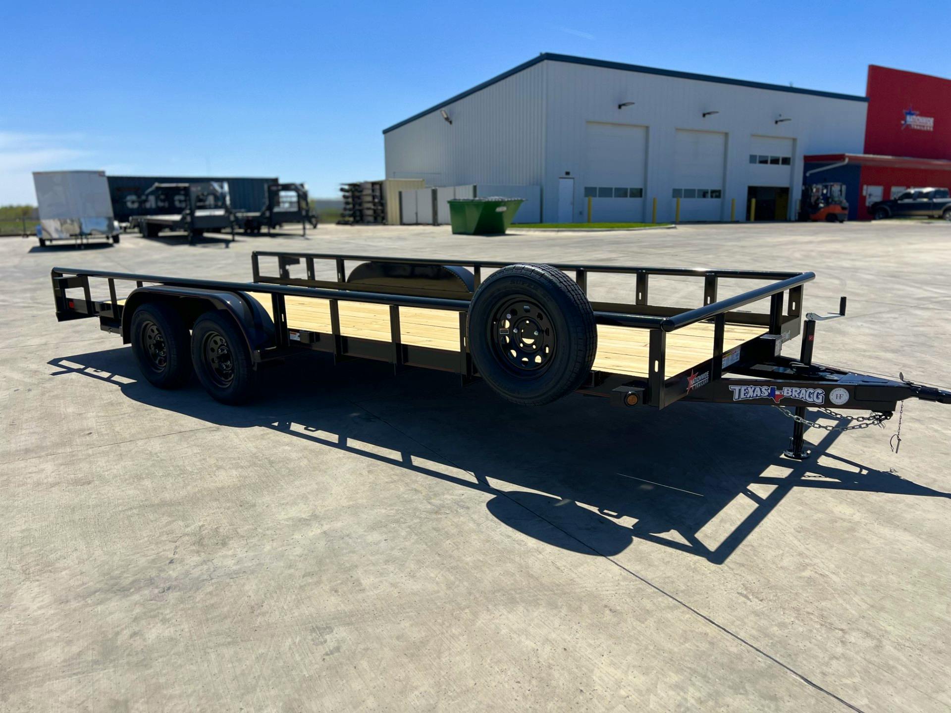 Texas Bragg 20'x83" Utility Trailer w/ Slide-In Ramps (U2) - Stock #86207 - Image 6 of 6