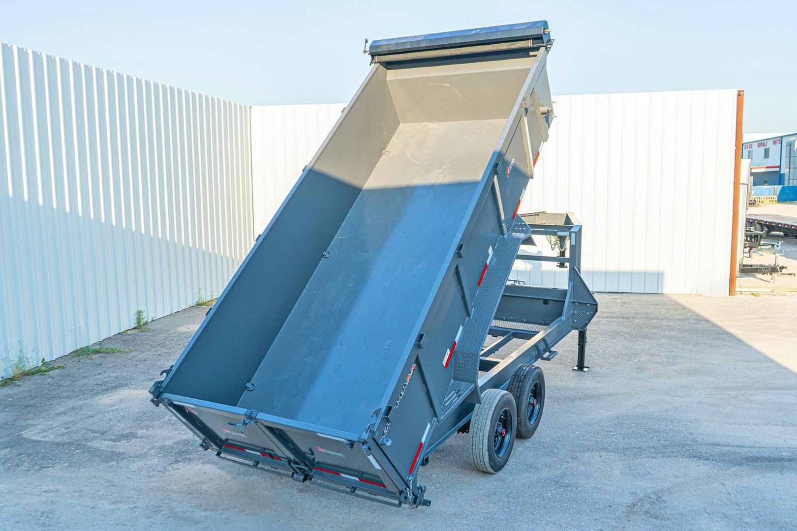 RawMaxx 16'x83" LTX Gooseneck Dump Trailer (LTX) - Stock #86210 - Image 3 of 17