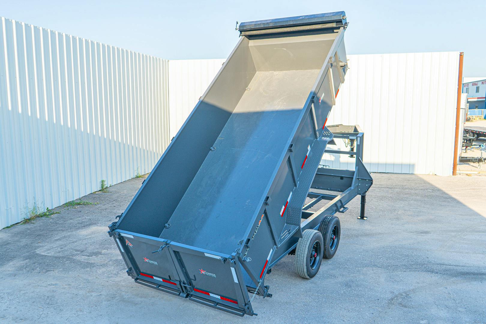 RawMaxx 16'x83" LTX Gooseneck Dump Trailer (LTX)