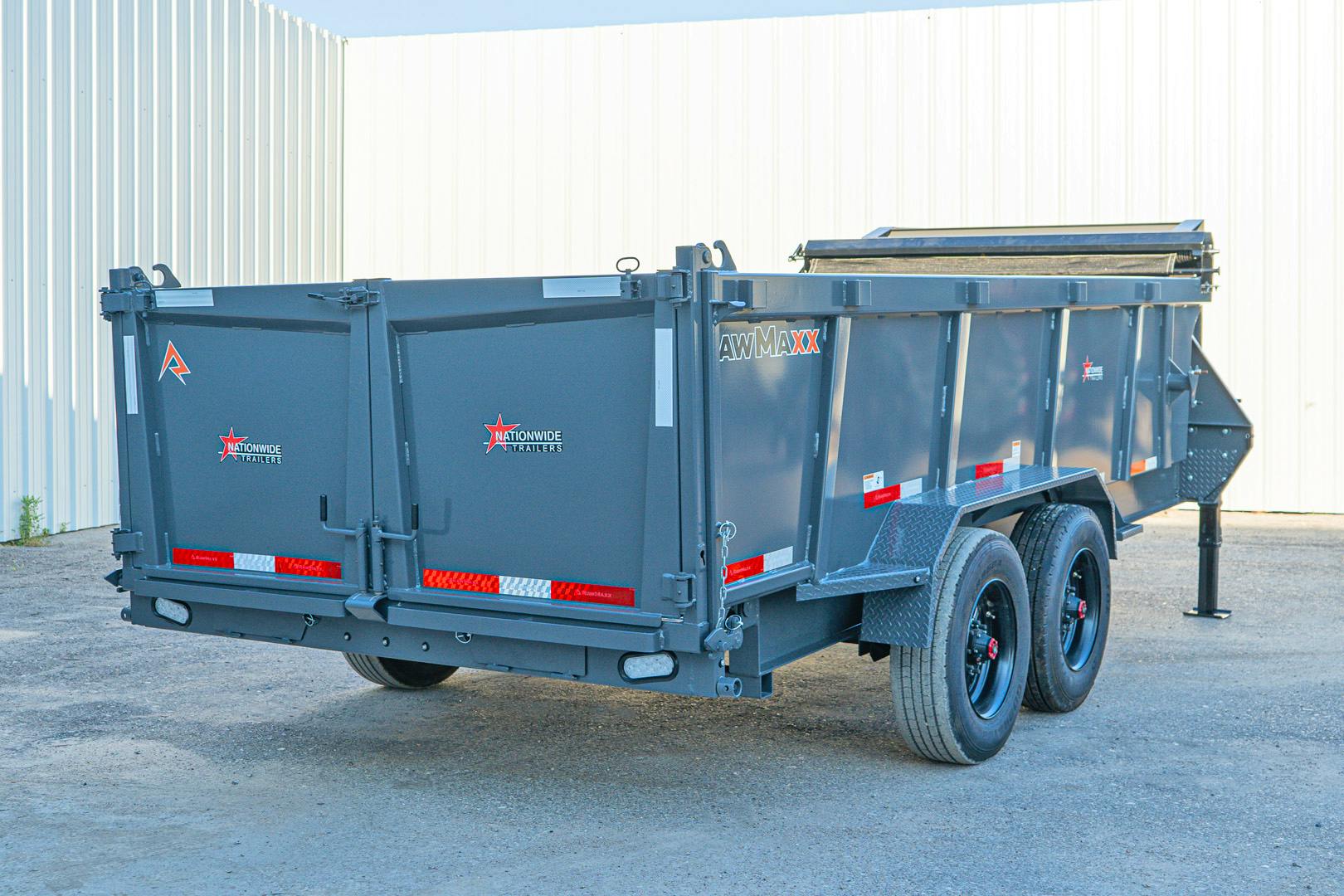 RawMaxx 16'x83" LTX Gooseneck Dump Trailer (LTX)