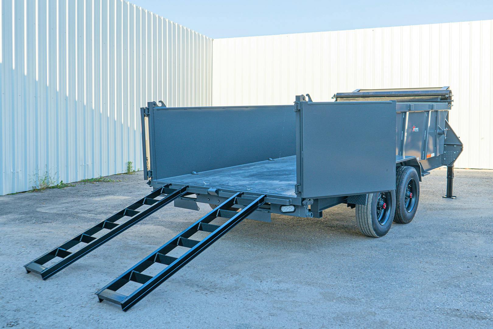 RawMaxx 16'x83" LTX Gooseneck Dump Trailer (LTX) - Stock #86210 - Image 8 of 17